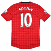 Manchester United ROONEY #10 Retro Jersey Home 2012/13