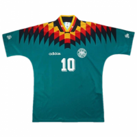 Germany MATTHÄUS #10 Retro Jersey Away World Cup 1994