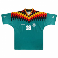 Germany KLINSMANN #18 Retro Jersey Away World Cup 1994
