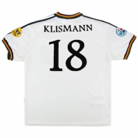 Germany KLINSMANN #18 Retro Jersey Home Euro Cup 1996