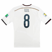 Germany ÖZIL #8 Retro Jersey Home World Cup 2014
