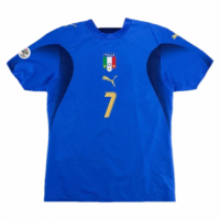 Del Piero #7 Italy Retro Home Jersey World Cup 2006