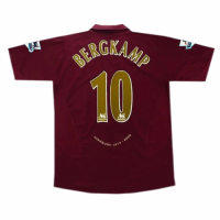 Arsenal Bergkamp #10 Retro Jersey Home 2005/06