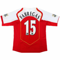 Arsenal FABREGAS #15 Retro Jersey Home Replica 2004/05