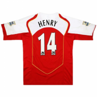 Arsenal Henry #14 Retro Jersey Home Replica 2004/05