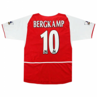 Arsenal Bergkamp #10 Retro Jersey Home 2002/04