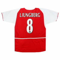 Arsenal LJUNGBERG #8 Retro Jersey Home 2002/04