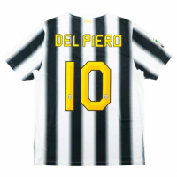Del Piero #10 Juventus Retro Home Jersey 2011/12