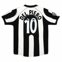 Del Piero #10 Juventus Retro Home Jersey 1997/98