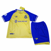 Al Nassr Kid's Jersey Home Kit(Jersey+Shorts) Replica 2022/23