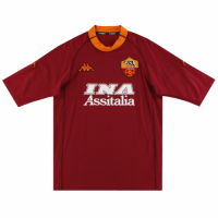 Roma Totti #10 Retro Jersey Home 2000/01