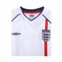 England Beckham #7 Retro Jersey Home Replica World Cup 2002