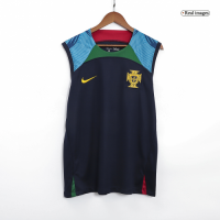 Portugal Sleeveless Training Kit (Top+Shorts) Navy 2022/23