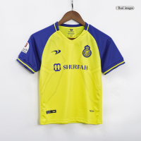 Al Nassr Kid's Jersey Home Kit(Jersey+Shorts) Replica 2022/23