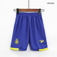 Al Nassr Kid's Jersey Home Kit(Jersey+Shorts) Replica 2022/23