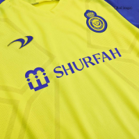 Al Nassr Kid's Jersey Home Kit(Jersey+Shorts) Replica 2022/23