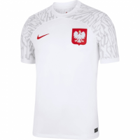 Poland Lewandowski #9 Jersey Home Replica World Cup 2022