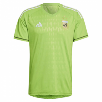 Argentina Three Stars Goalkeeper Jersey Replica World Cup 2022