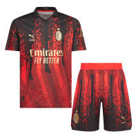 Kids AC Milan Fourth Jersey Kit Replica 2022/23