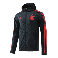 CR Flamengo Windbreaker Hoodie Jacket Black&Red  2022/23