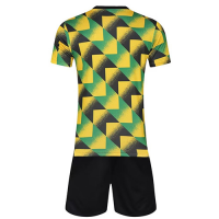 Customize Team Jersey Kit(Shirt+Short) Yellow&Green 728