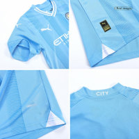 Kids Manchester City Home Jersey Kit 2023/24