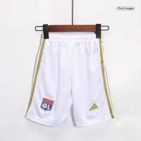 Kids Olympique Lyonnais Home Kit Jersey+Shorts 2023/24