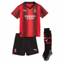 Kids AC Milan Home Whole Kit (Shirt+Short+Socks) 2023/24
