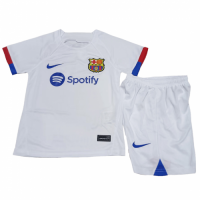 Kids Barcelona Away Jersey Kit 2023/24