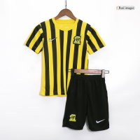 Kids Al Ittihad Saudi Home Kit Jersey+Shorts 2022/23