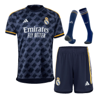 Real Madrid Whole Kit Away Jersey+Shorts+Socks 2023/24