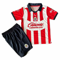 Kids Chivas Jersey Home Kit Jersey+Shorts 2023/24
