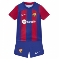 Kids Barcelona Home Jersey Kit 2023/24