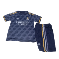 Kids Real Madrid Away Whole Kit(Jersey+Shorts+Socks) 2023/24