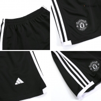 Kids Manchester United Away Whole Kit(Jersey+Shorts+Socks) 2023/24