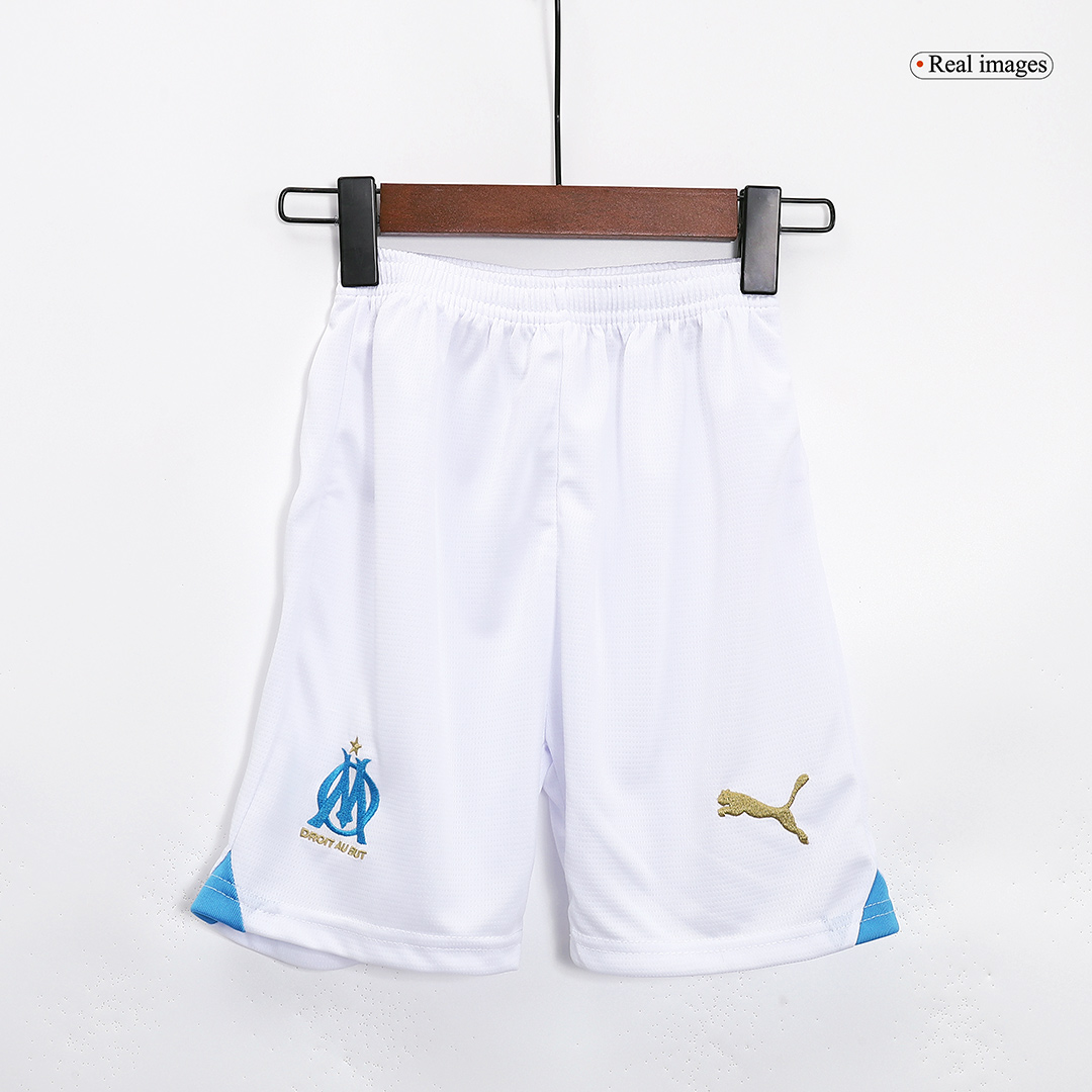 Kids Marseille Home Kit(Jersey+Shorts) 2023/24