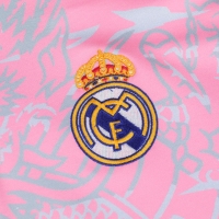 Real Madrid Zipper Sweatshirt Kit(Top+Pants) Pink 2023/24