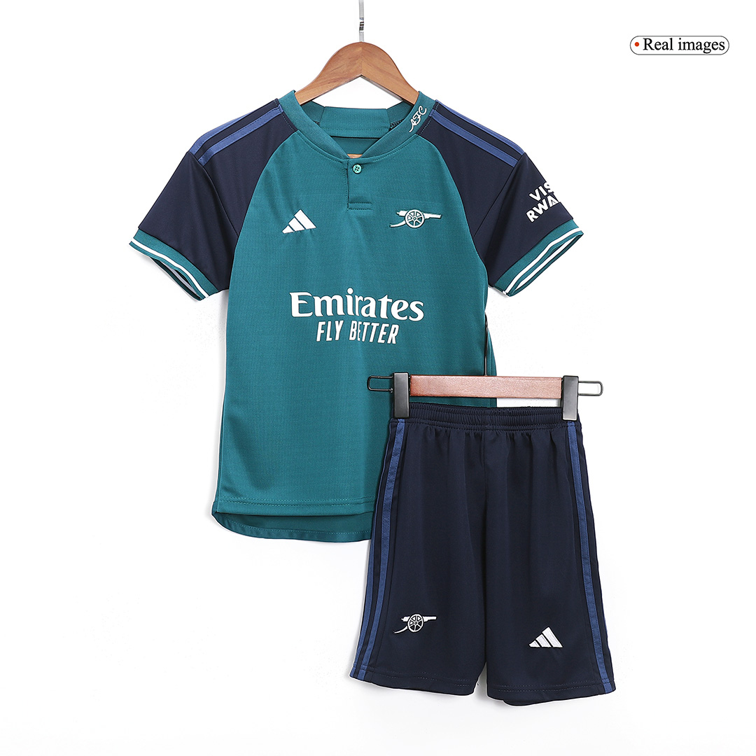 Kids Arsenal Third Whole Kit(Jersey+Shorts+Socks) 2023/24