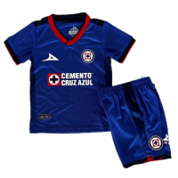 Kids Cruz Azul Home Kit(Jersey+Shorts) 2023/24