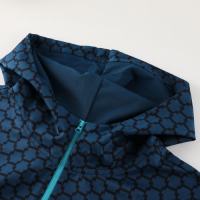 Manchester City Zipper Windbreaker Hoodie Kit(Top+Pants) Navy 2023/24