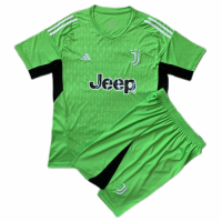 Kids Juventus Goalkeeper Kit Jersey+Short 2023/24