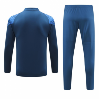 Marseille Zipper Sweatshirt Kit(Top+Pants) Navy 2023/24