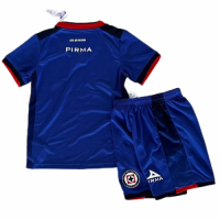 Kids Cruz Azul Home Kit(Jersey+Shorts) 2023/24