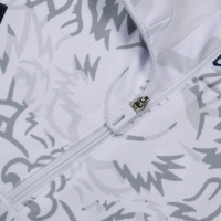 Real Madrid Zipper Sweatshirt Kit(Top+Pants) White 2023/24