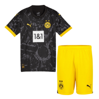 Kids Borussia Dortmund Away Kit(Jersey+Shorts) 2023/24