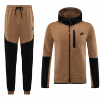Customize Hoodie Training Kit (Jacket+Pants) Brown