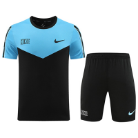 NK-ND03 Customize Team Jersey Kit(Shirt+Short) Blue&Black