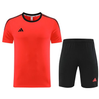 Customize Team Jersey Kit(Shirt+Short) Orange AD02