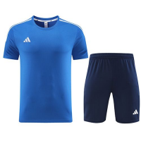 Customize Team Jersey Kit(Shirt+Short) Blue AD02