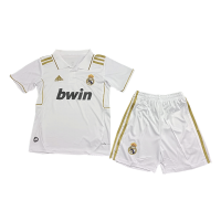 Kids Real Madrid Home Jersey Kit(Jersey+Shorts) 2011/12
